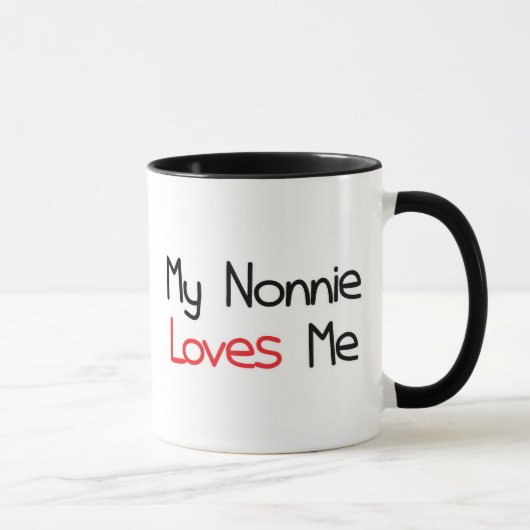 Nonnie houdt van me mok (Rechts)