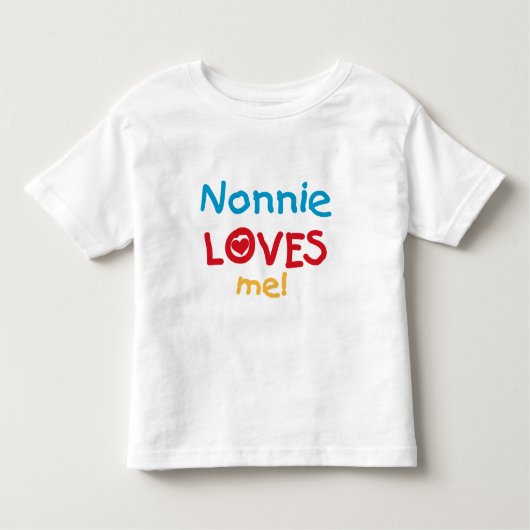Nonnie houdt van me Tshirts en cadeaus (Voorkant)