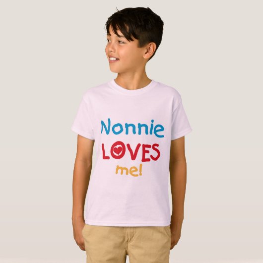 Nonnie Loves Me T-shirts en geschenken (Voorkant volledig)