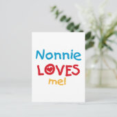 Nonnie Loves Me T-shirts en geschenken Briefkaart (Staand voorkant)
