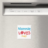 Nonnie Loves Me T-shirts en geschenken Magneet (Insitu (Vaatwasser))
