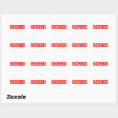 Nonnie Stamp Ronde Sticker (Vel)