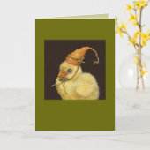 Nonnie the peep card kaart (Gele Bloem)