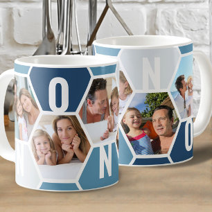 Nonno 5 Foto Bewerkbare 5 Letter Bijenkorf Koffiemok