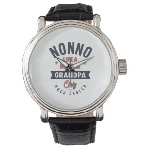 Nonno als een gewone opa slechts veel koeler horloge
