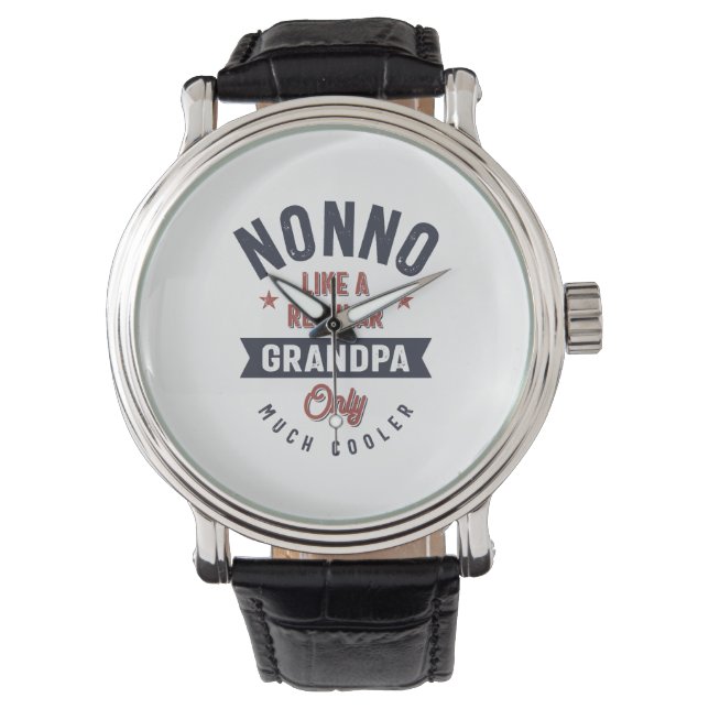 Nonno als een gewone opa slechts veel koeler horloge (Voorkant)