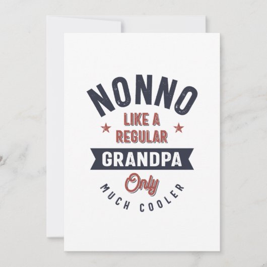 Nonno als een gewone opa slechts veel koeler kaart (Voorkant)