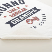 Nonno als een gewone opa slechts veel koeler sherpa deken (3/4)