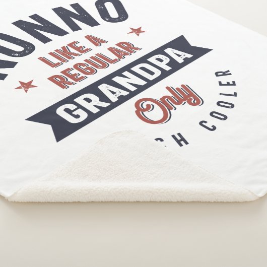 Nonno als een gewone opa slechts veel koeler sherpa deken (3/4)