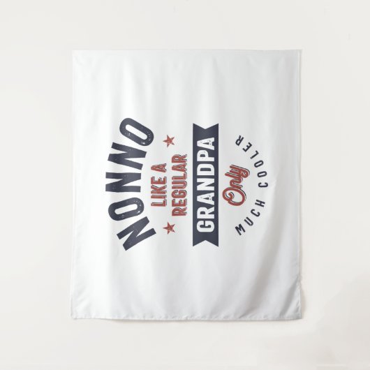 Nonno als een gewone opa slechts veel koeler wandkleed (Voorkant)