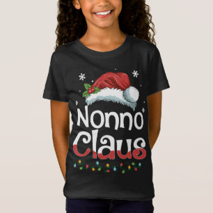 Nonno Claus Kerstmis Familie Matching Pyjama Grapp T-shirt