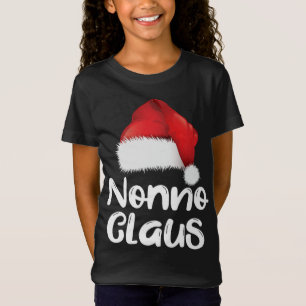 Nonno Claus Kerstmis Familie Matching Santa Hat Pa T-shirt