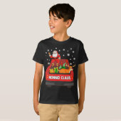 Nonno Claus Rode Vrachtwagen Santa Rendier Elf Ker T-shirt (Voorkant volledig)