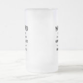 Nonno | Funny Grandfather is voor oude jongens Matglas Bierpul (Center)