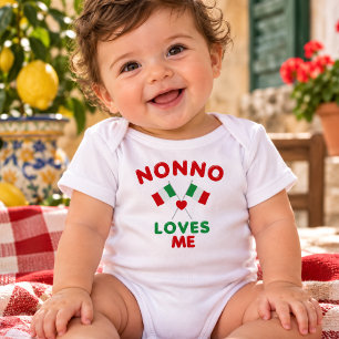 Nonno houdt van mij Italiaans Romper