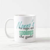 Nonno is de naam, en Spoiling is de Gam Koffiemok (Links)