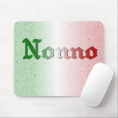 Nonno Italiaanse grootvader Flag Mousepad Muismat (Met muis)