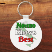 Nonno (Italiaanse grootvader) kent best Sleutelhanger (Voorkant)