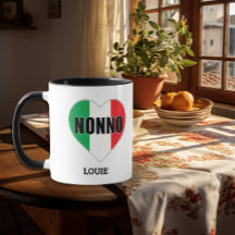NONNO Italiaanse Mok Vlaggenhartslag