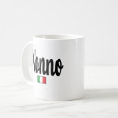 Nonno Italiaanse Vlag Mok - Opa Oude Vader (Voorkant links)