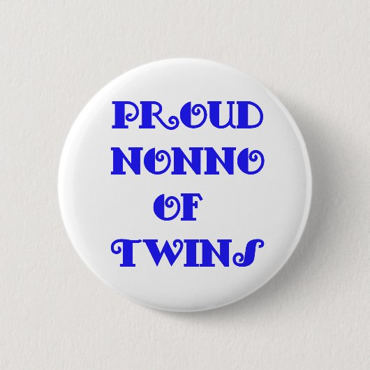 Nonno of_Twins Ronde Button 5,7 Cm (Voorkant)