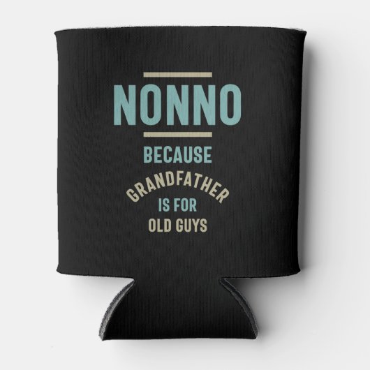 Nonno omdat grootvader voor oude jongens is blikjeskoeler (Voorkant)