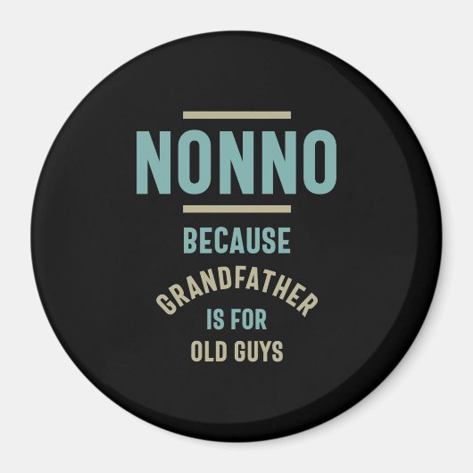Nonno omdat grootvader voor oude jongens is magneet (Voorkant)
