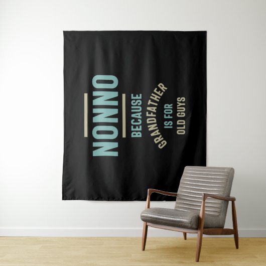 Nonno omdat grootvader voor oude jongens is wandkleed (In situ)