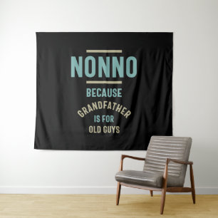 Nonno omdat grootvader voor oude jongens is wandkleed