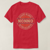 Nonno omdat opa voor oude jongens grappige vader i t-shirt (Design voorkant)
