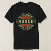 Nonno omdat opa voor oude jongens grappige vader i t-shirt (Design voorkant)