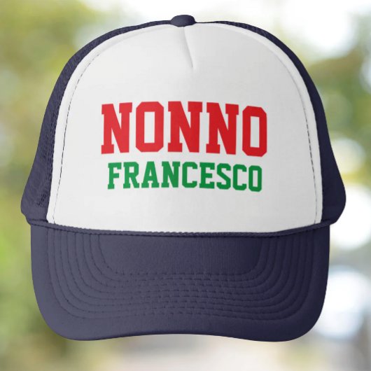 Nonno Personalized Trucker Hat Pet