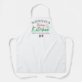 Nonno’s Italian Kitchen Apron - Dove Si Mangia Ben Schort (Voorkant)