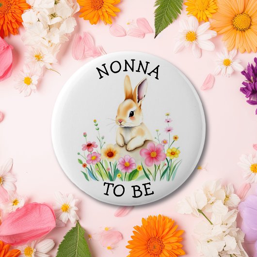 Nonno to be | Baby shower met Woodland-thema Ronde Button 5,7 Cm