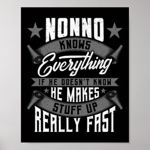 Nonno weet alles grappig nonno vaders dag gif poster
