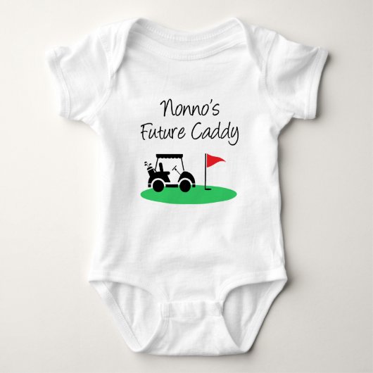 Nonno's Future Caddy Italiaans kleinkind Romper (Voorkant)