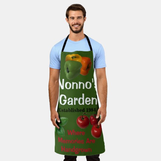 Nonno's Garden Schort (Gedragen)