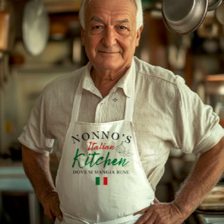 Nonno's Italiaanse Keuken Schort - Dove Si Mangia 