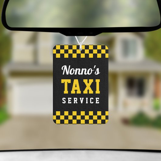 Nonno's Taxi Service | Cute Grandpa Gift Luchtverfrisser
