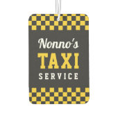 Nonno's Taxi Service | Cute Grandpa Gift Luchtverfrisser (Achterkant)