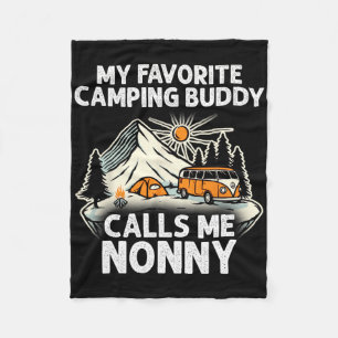 Nonny Camper Mijn favoriete kampeerbuddy's noemen  Fleece Deken