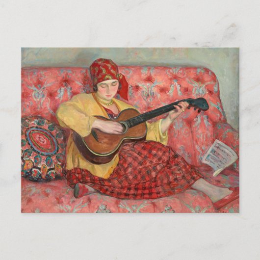 Nono à la Guitare | Henri Lebasque Briefkaart (Voorkant)