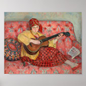 Nono à la Guitare | Henri Lebasque Poster (Voorkant)