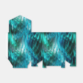 nonpareil kelpie blauwgroen : bedankdoosjes (Uitgevouwen)