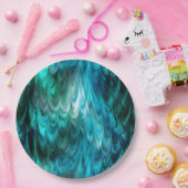 nonpareil kelpie blauwgroen : papieren bordje (Feest)