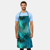 nonpareil kelpie blauwgroen : schort (Gedragen)