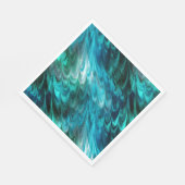 nonpareil kelpie blauwgroen : servet (Hoek)