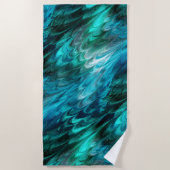 nonpareil kelpie blauwgroen : strandlaken (Voorkant)