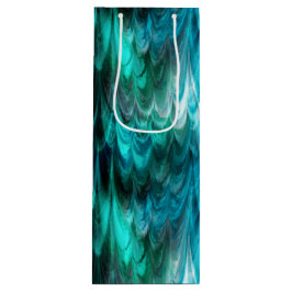 nonpareil kelpie blauwgroen : wijn cadeautas