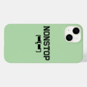 NONSTOP Gym Motivatie Hoodie T-shirt Case-Mate iPhone Case (Achterkant (horizontaal))